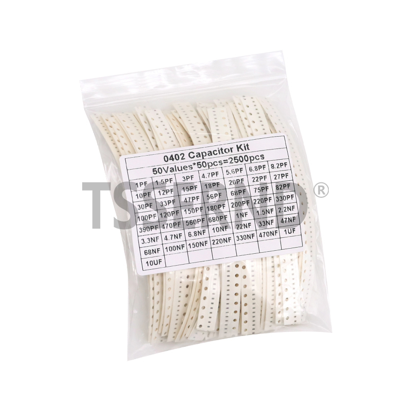 Capacitor Kit Assortment - 2500 pz 0402 0603 0805 SMD