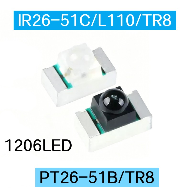 Ir Infrared Receiver - 50 pz. PT26-51B/TR8 IR26-51C/L110/TR8 IR19-21C PT17