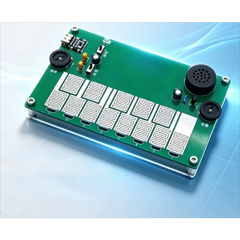 Diy Electronics Course - Pianoforte touch, strumento musicale elettronico touch,